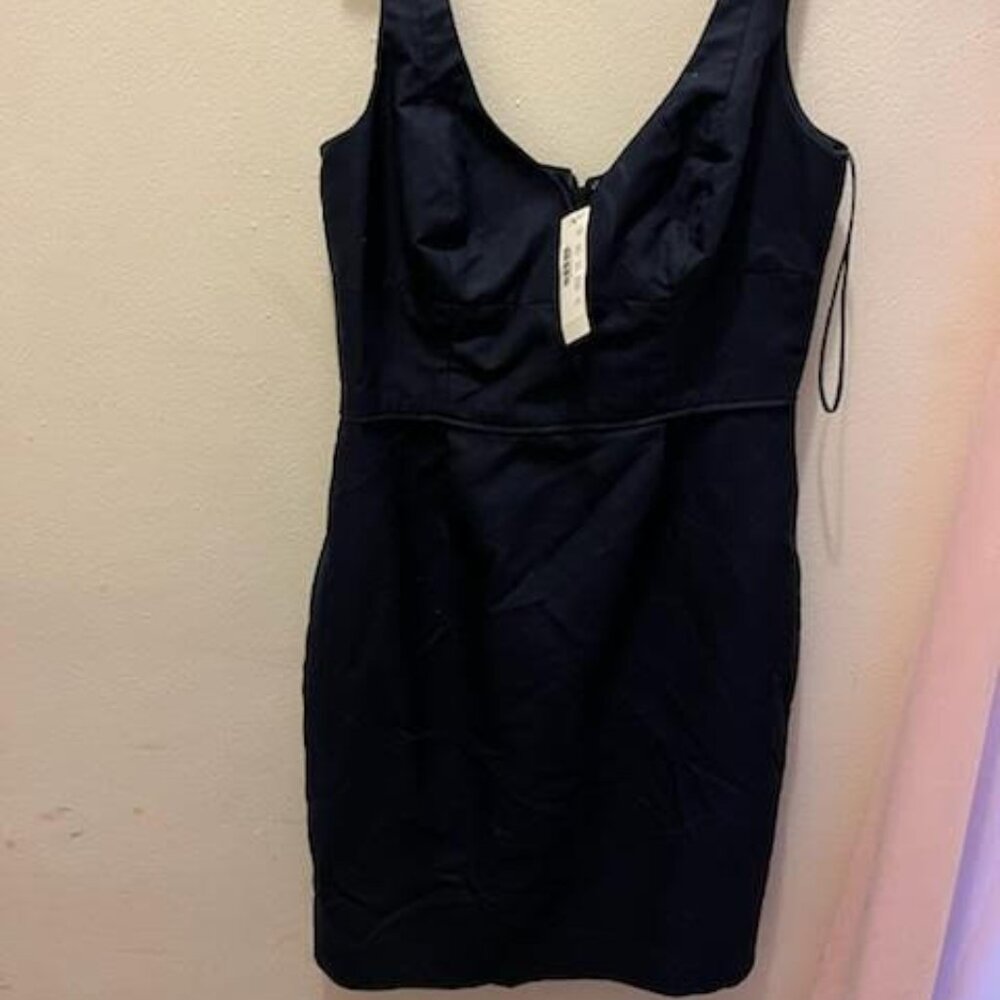 petite dark navy jcrew dress